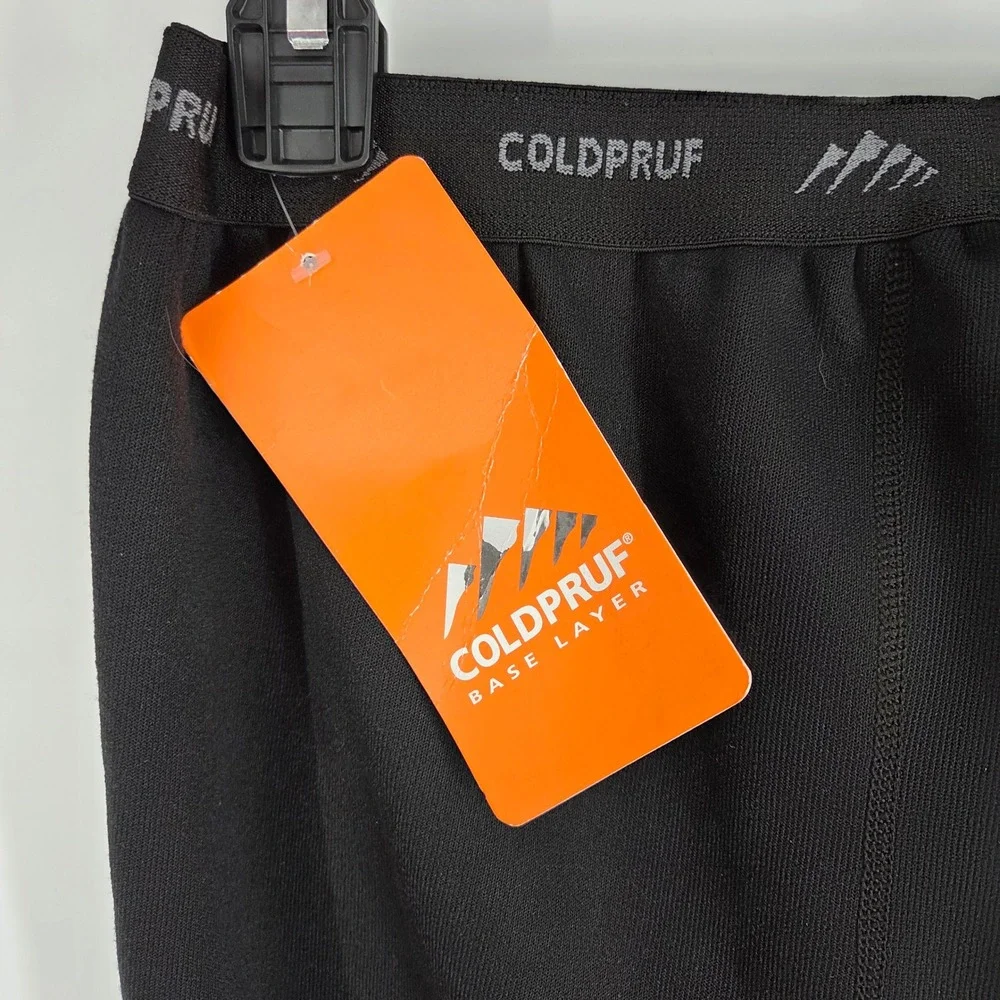 ColdPruf Mens Base Layer Thermal Pants Black XL 85B BK Performance Leggings NEW